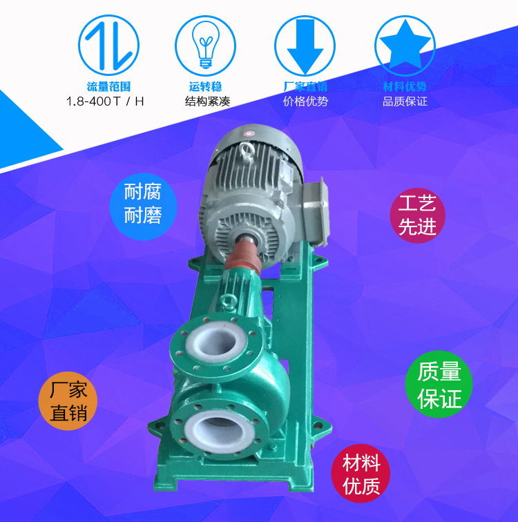  耐腐蚀氟塑料离心泵